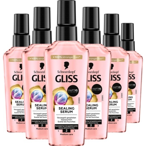 Gliss Split End Miracle Serum 6x 75 ml - Voordeelverpakking