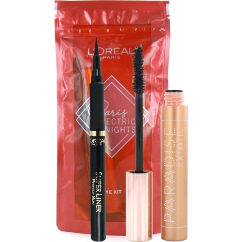 L'Oréal Paris Paris Electric Nights Eye kit - met Paradise Extatic Mascara en Superliner Perfect Slim Eyeliner