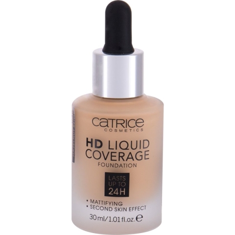 Catrice Hd Liquid Coverage Foundation Lasts Up Tp 24h 036 Hazelnut 30ml