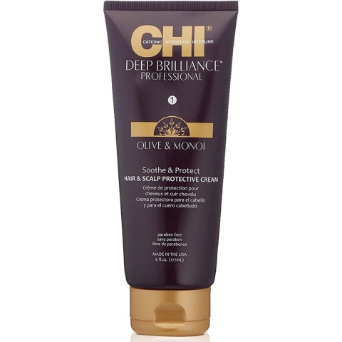 Chi Deep Brilliance Olive & Monoi Hair & Scalp Protective Cream - 177ml