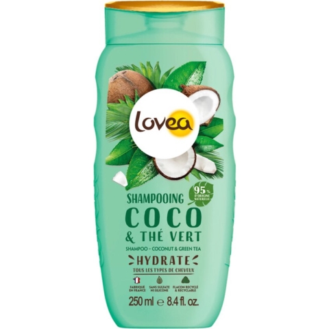 Lovea Kokos en Groene Thee Shampoo 250 ml