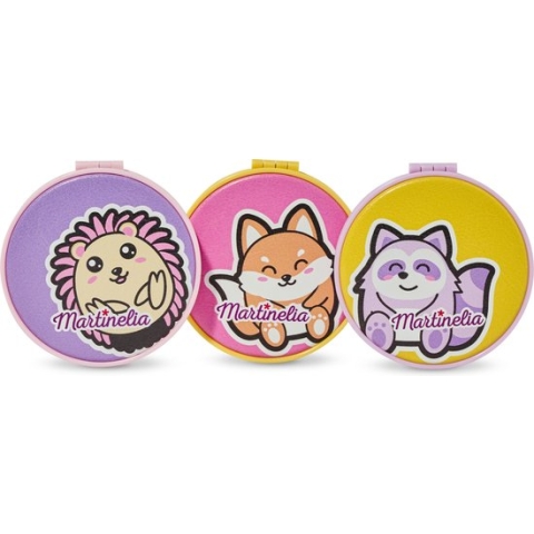 Martinelia zakspiegeltje met dierendessin 8 cm 1 stuk