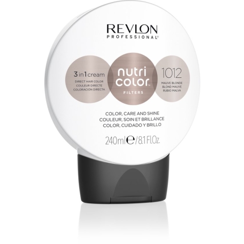 Permanent Dye Revlon Nutri Color Nº 1012 Mauve Blond 240 ml