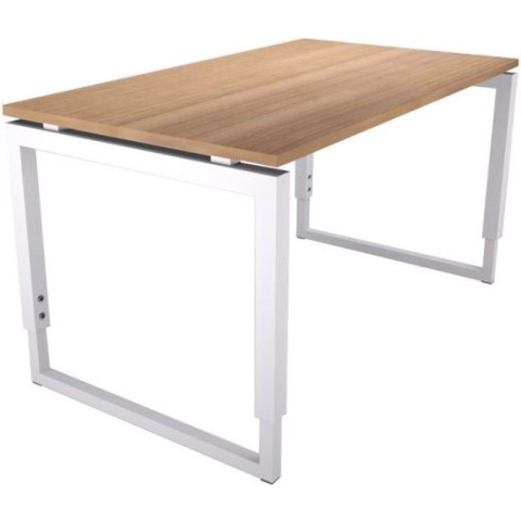 Offeco Bureau Harlow - Bureau - Bureautafel - Vergadertafel - Gaming bureau - Game bureau - Computertafel - Desk - Bureau Wit - Verstelbaar bureau - Gaming Desk - Bureau tafel - Bureau verstelbaar -  Havanna  - 120x80cm-- blad-  onderstel- x80