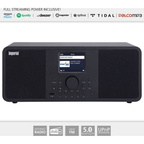 Imperial Dabman i205 - DAB+ - Internetradio - Bluetooth - Zwart