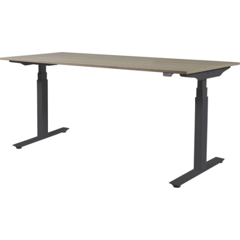 Zit Sta Bureau - Plus Elek 180x80 robson - zwart frame