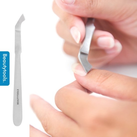 Beautytools Bokkepoot/Nagelriem Duwer (Afbuigend) Enkelzijdig - (15 cm) - (NP-2014)