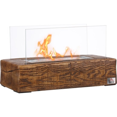 HOMCOM Ethanol-Kamin mit Bioethanol Brenner 820-306V00