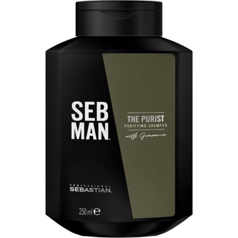 SEB MAN The Purist Purifying Shampoo 250ml - Normale shampoo vrouwen - Voor Alle haartypes