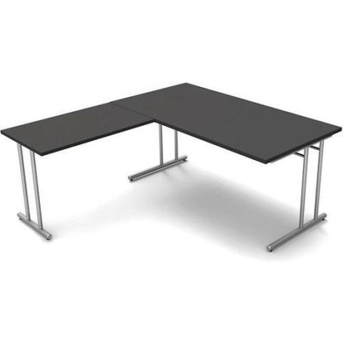 Hoekbureau Profi antraciet 160cm