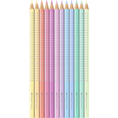 Faber-Castell kleurpotloden - Sparkle - 12 stuks - pastel - FC-201910