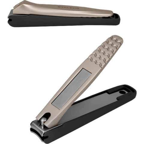 Staleks - robuste nagelknipper met container