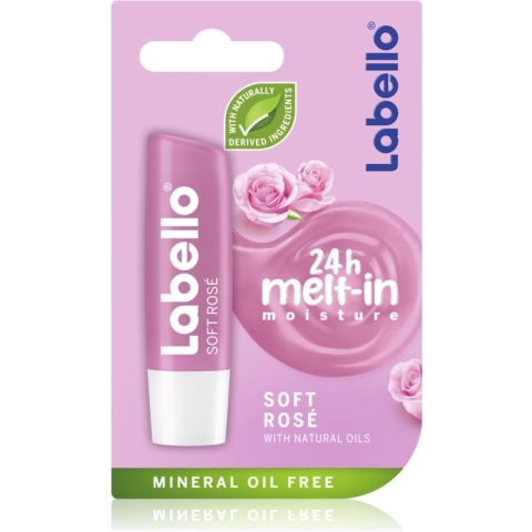 Labello Soft Rosé Lippenbalsem 24h Melt-In Moisture