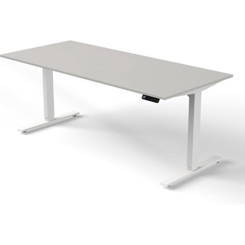 Zit sta bureau Move-3 licht grijs 180x80cm elektrisch verstelbaar