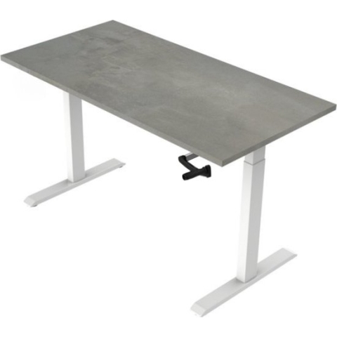 Office Hero® Cosmic Slinger- Zit sta bureau in hoogte verstelbaar wit frame - Game bureau - Computertafel - Werktafel - 120x80 - Oxyd