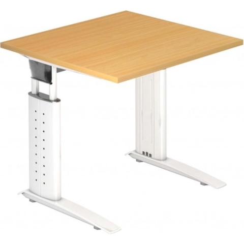 hjh OFFICE PRO Unda 8 W - Beuken - Melamine-gecoate spaanplaat
