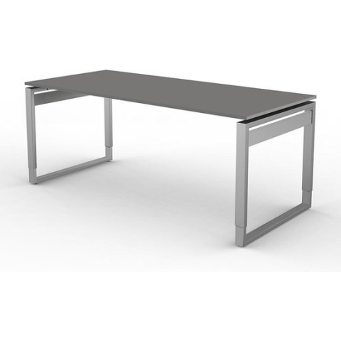 Bureau Workspace 180cm grijs hoogte verstelbaar
