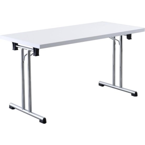 hjh OFFICE PRO Kalos 14 - Systeem conferentietafel Wit / Chroom
