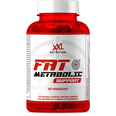 XXL Nutrition - Fat Metabolic Support - Vet Verbranden, Afvallen, Fat Burner, Dieet, Vetverbrander, Gewichtsverlies - Kaempferol, Cafeïne & L-carnitine - 120 Veggiecaps: Vegan Capsules