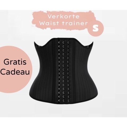 Waist trainer snel afvallen corset body shaper dames buikband na zwangerschap na operatie latex korset waist shaper lingerie kleding afslanken fitness sport Maat S - Milaya Pantera ®