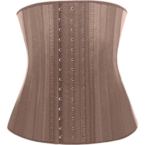 S Beige Waist trainer snel afvallen corset body shaper dames buikband na zwangerschap na operatie latex korset waist shaper lingerie kleding afslanken fitness sport Beige Standaard Maat S - Milaya Pantera ®