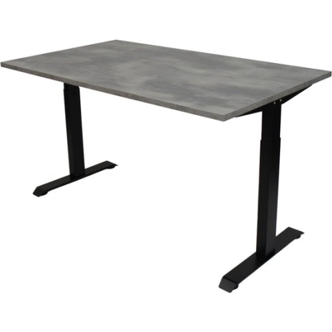 Office Hero® Cosmic - In hoogte verstelbaar bureau zwart frame - Game bureau - Computertafel - Werktafel - 140x80 - Oxyd