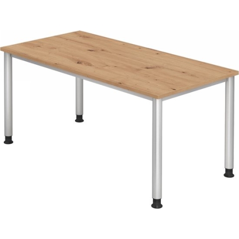 HILO 16 S | Bureau - 160 x 80 Tafelhoogte I In hoogte verstelbaar Knoestige Eiken