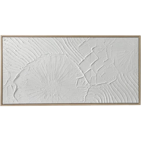 Schilderij abstract off-white