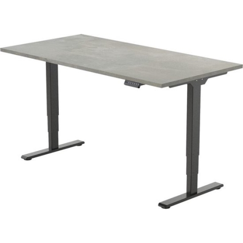 Office Hero® Cosmic Elektrisch - Zit sta bureau in hoogte verstelbaar zwart frame - Game bureau - Computertafel - Werktafel - 120x80 - Oxyd
