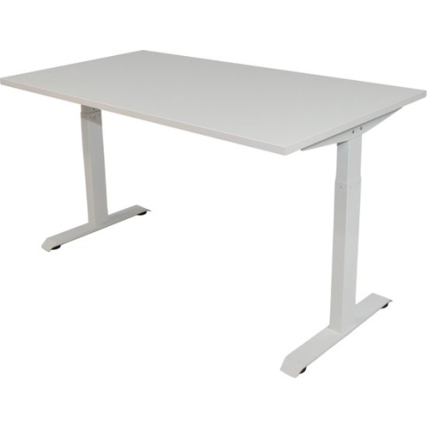 Office Hero® Cosmic - In hoogte verstelbaar bureau wit frame - Game bureau - Computertafel - Werktafel - 120x80 - Wit