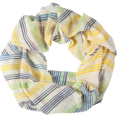 Tucano Urbano Sjaal Lagotto Acryl/polyamide Blauw/geel One-size