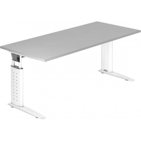 hjh OFFICE PRO Unda 19 W - Grijs - Melamine-gecoate spaanplaat