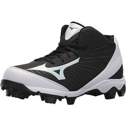 Mizuno Franchise 9 Mid - Sportschoenen - Korfbal - Gras - zwart/wit