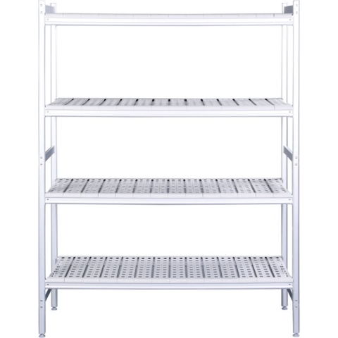 Losse Aluminium Plank met Kunststof Roosters 475x1330mm -Saro 480-1120