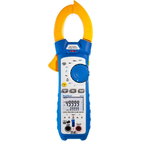 PeakTech 1670 - TRMS AC/DC stroomtang - 1000A AC/DC - Bluetooth