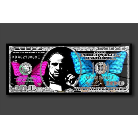 Godfather Lv Dollar schilderij 120x50cm