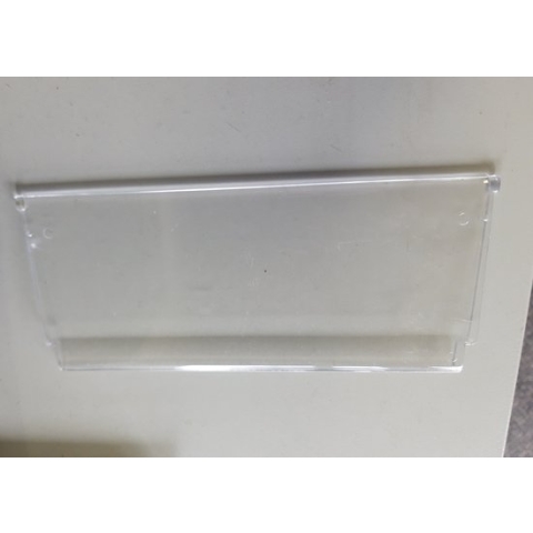 Scheidingsschotje geschikt voor stellingbak,magazijnbak, materiaalbak, onderdelenbak met de afmeting van 40 x 18,6 x 8,3 cm (LxBxH) verpakt per 50 stuks.