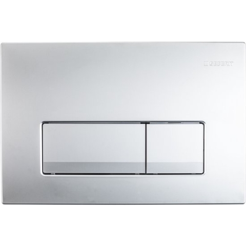 Geberit Delta 51 bedieningspaneel mat chroom voor Geberit Duofix inbouwreservoir