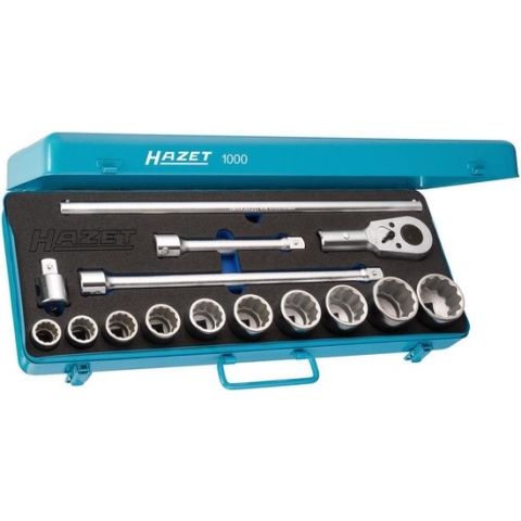 Dopsleutelset | 1000 | 15 delig | 3/4 inch | 12-kant