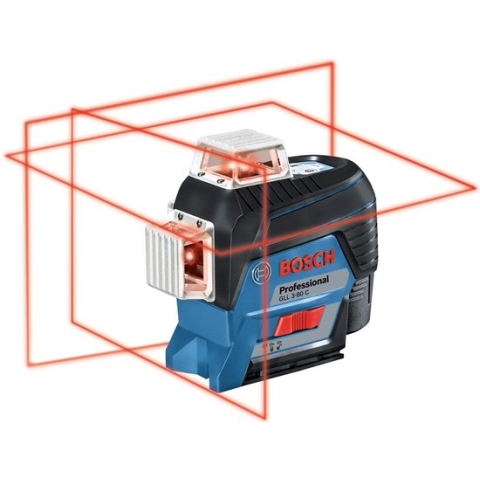 Bosch GLL 3-80 C 12V Li-Ion accu lijnlaser (4x LR6) + BT150 statief