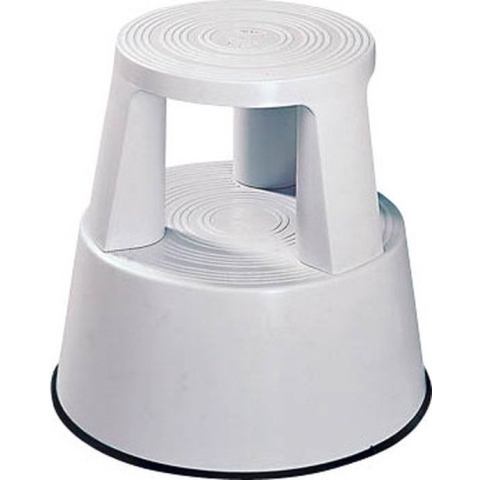 Wedo - Opstapkruk met wieltjes - Kunststof -  lLchtgrijs