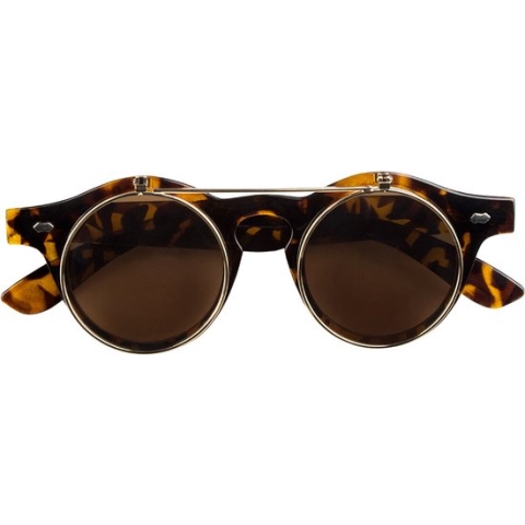 Boland - Partybril Steampunk vintage - Volwassenen - 60's & 70's - Hippies & Flower Power - 60's & 70's - Hippie & Flower Power