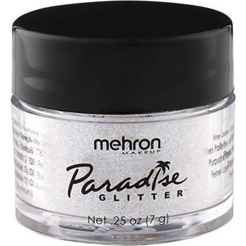 Mehron - Paradise Glitter voor Schmink en Grime - Wit