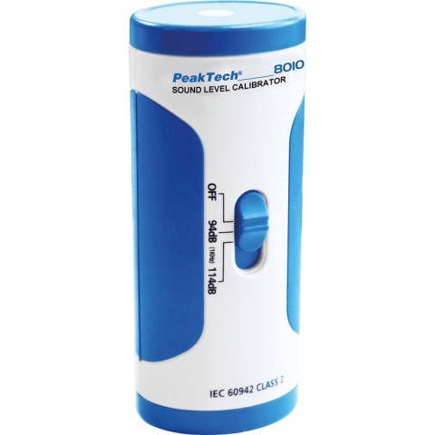 Peaktech 8010 - geluidsniveau kalibrator - 94dB - 114dB