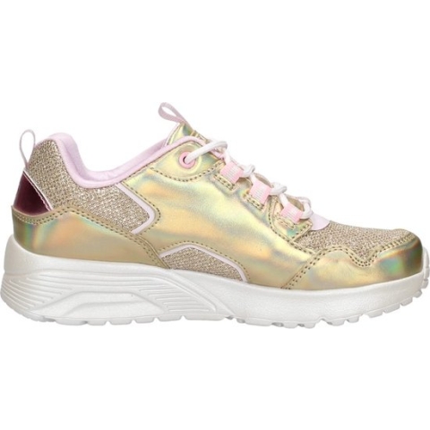 Skechers Uno Lite - Metallic Pops Sneakers Laag - goudkleur - Maat 38