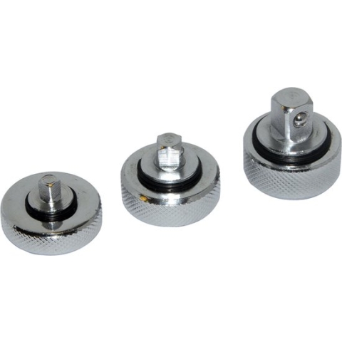 Silverline 3 delige handratel set 1/4, 3/8 en 1/2