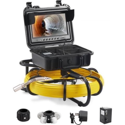 Dakta® 50m 9" rioolcamera rioolcamera inspectiecamera endoscoopcamera 6 uur