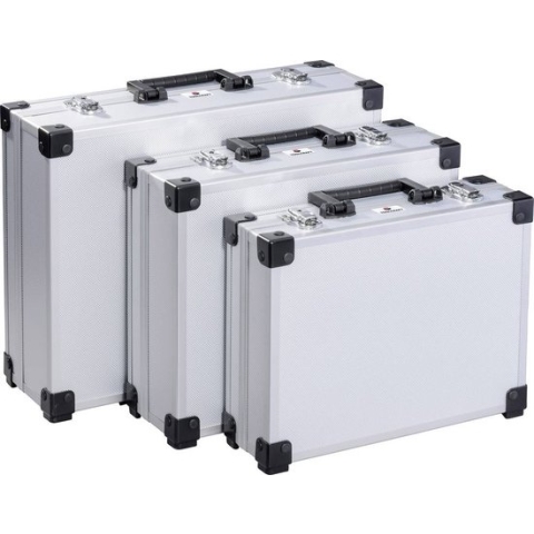 TOOLCRAFT Gereedschapspilotenkoffer (zonder inhoud) 3-delig Universeel (b x h x d) 358 x 144 x 443 mm