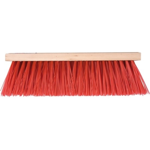 Talen Tools - Bezem - Kunststof - Rood - 35 cm - Zonder steel