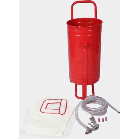 Mobiele zandstraalmachine Zandstraal machine 30L inclusief accessoires, straler zandstraler mobiel - Multistrobe